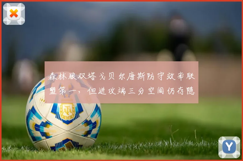 森林狼双塔戈贝尔唐斯防守效率联盟第一,但进攻端三分空间仍存隐患